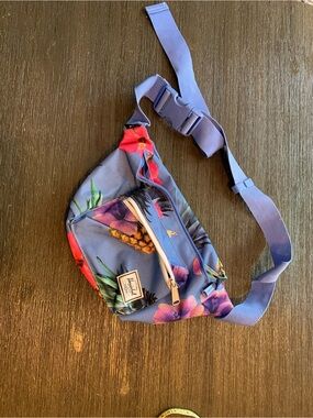 Herschel Supply Company Lavender Floral Pineapple Waist Pack